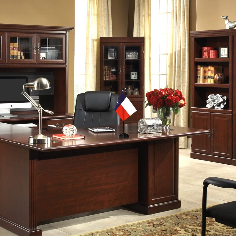 Anley Texas Deluxe Desk Flag Set - 6 x 4