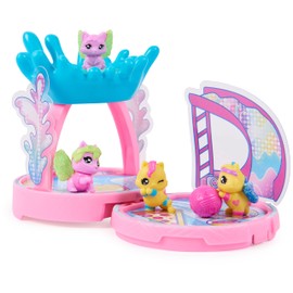 HATCHIMALS CollEGGtibles, Rainbow-cation Playdate Pack, Egg Playset Toy with 4 Characters and 2 Accessories (Style May Vary), Kids’ Toys for Girls