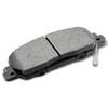 D1654 D2102 8pcs Ceramic Front Rear Brake Pads With Clips
