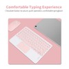 BT Keyboard Mouse Combo BT3.0 Wireless Rechargeable Keyboard Ergonomic Mouse