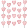 Fruidles Valentine's Heart Lollipop Candy Sucker Assortment, Dextrose Pressed Candy,