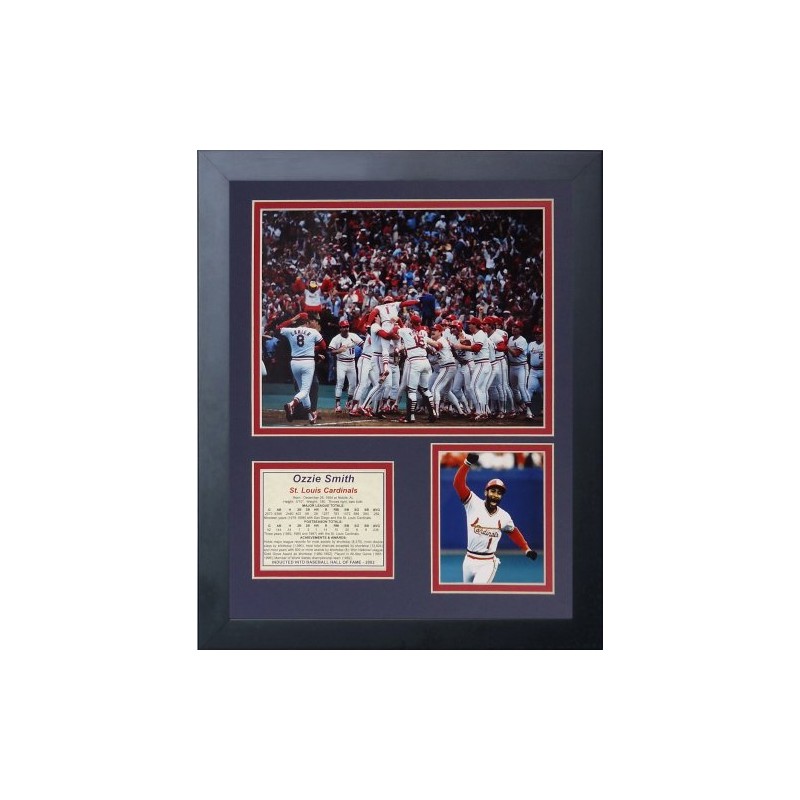 Legends Never Die "1985 Ozzie Smith Homerun Framed Photo Collage,