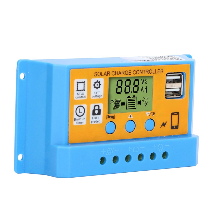 Solar Controller Digital Display Solar Panel Charge Controller Battery Intelligent