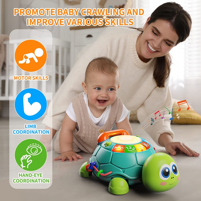Letapapa Baby Toys 6 to 12 Months, Tummy Time Toy
