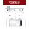 Sakugi Dish Drying Rack in Sink - Expandable Stainless Steel