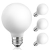 MorningLight 4 Pack G25/G80 Dimmable Globe LED Light Bulbs 60W,
