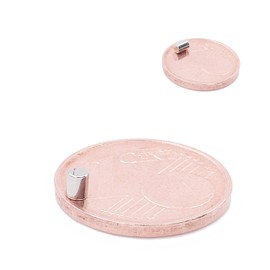 Brudazon 10 Mini Disc Magnets 2 x 3 mm N52 Strongest Level Neodymium Magnets Ultra Strong Power Magnet for Model Making, Photo, Whiteboard, Notice Board, Fridge, Crafts, Magnetic Disc Extra Strong