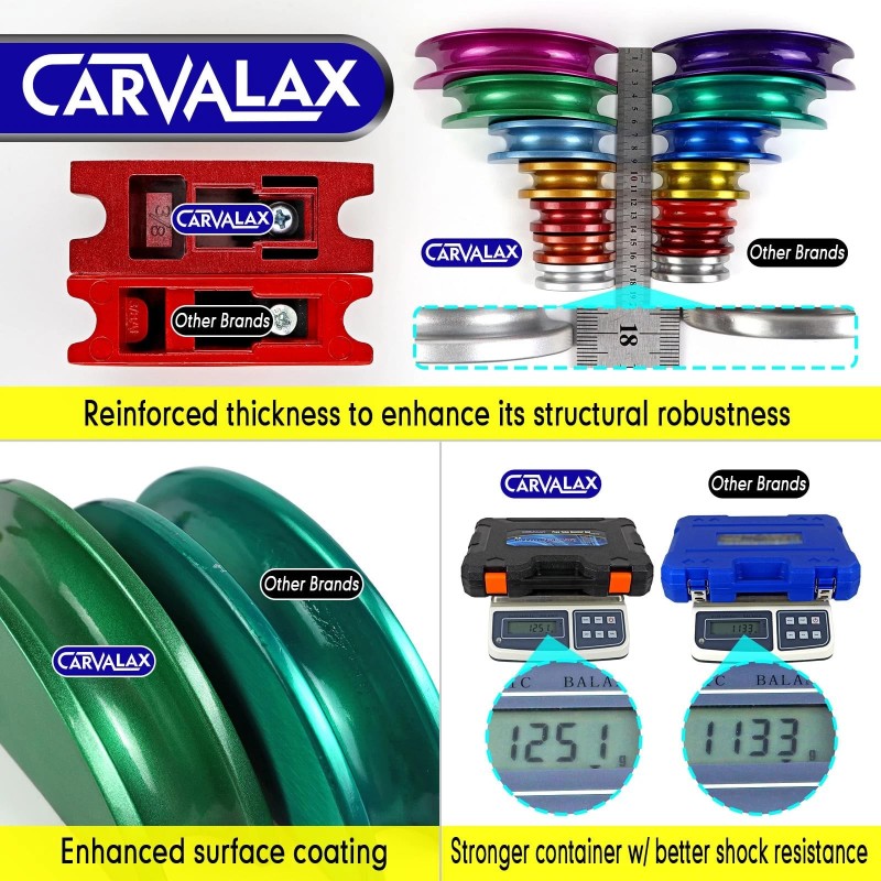 CARVALAX 90° Ratcheting Pipe Tube Bender Set: 1/4" to 7/8"