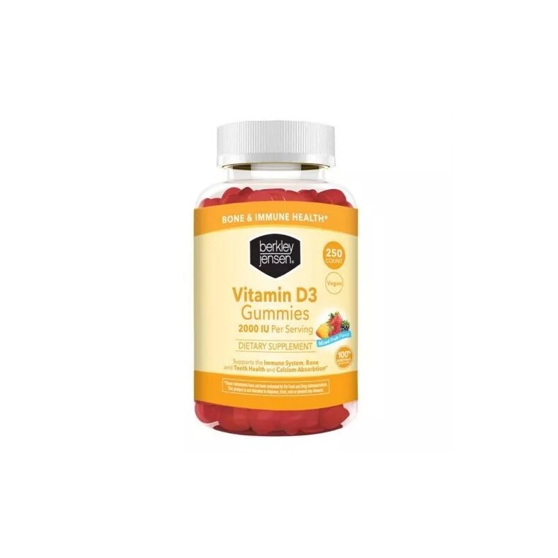 Jensen Berkley Jensen Vitamin D3 Gummy, 2000 iu./250 ct. NO