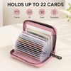 Credit Card Holder, 20 Card Slots + 2 ID Windows,