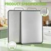 ANYZONE Stainless Steel Cutting Board for Kitchen, 17" x 11"