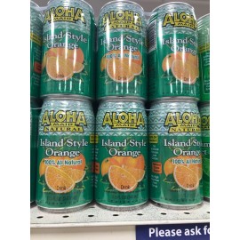 ALOHA MAID Natural Island Style Orange Fruit Drink (Two 6 Pack of 11.5 oz Cans)