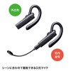 Sanwa Supply MM-BTMH61BK Bluetooth Headset (with External Microphone) Black Free
