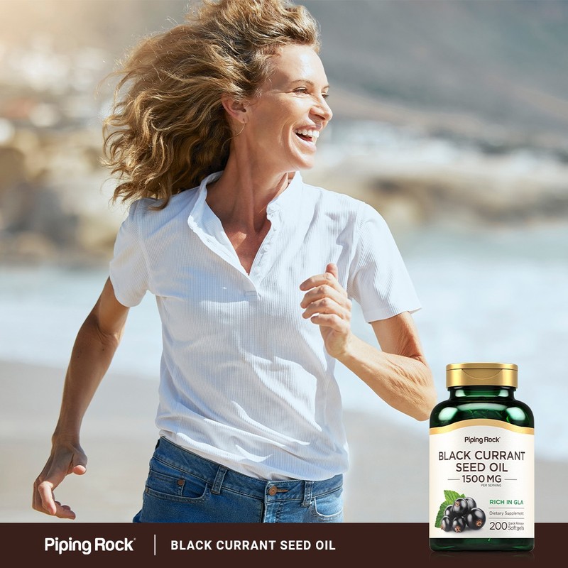 Piping Rock Black Currant Seed Oil Softgels | 1500mg |