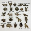 Vintage Antique Iron Bronze Handmade Metal Animal Cupboard Door Knobs,