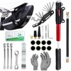 DERERSTE Bicycle Repair Tool Kit & Bicycle Tyre Pump, Home