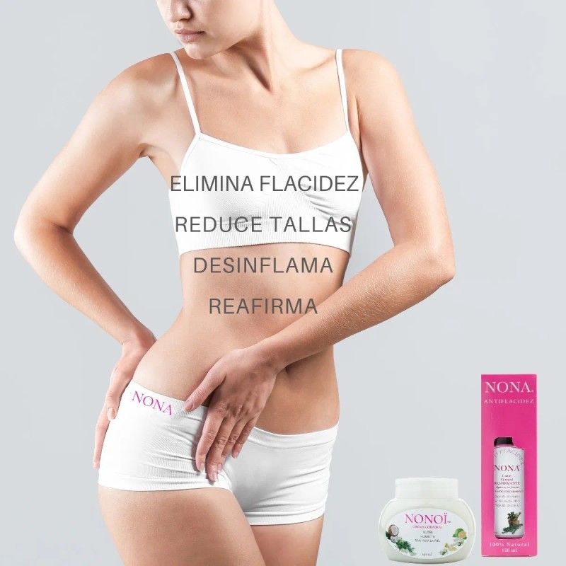 Kit Nona Loción Antiflacidez Corporal Nono Crema Aceite Hierbas
