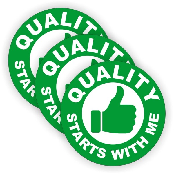 Unbranded/Generic 3pk Quality Starts With Me Hard Hat Stickers |