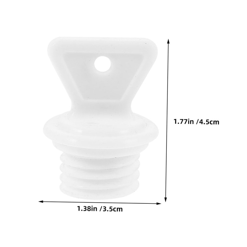 Outanaya 4pcs Leakproof Hot Water Bottle Screw Cap Replacement Stopper