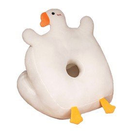 Nap Desk Sleeping Pillow Reduce Stress Multi Purpose Plush Nap Face Pillow for Office White