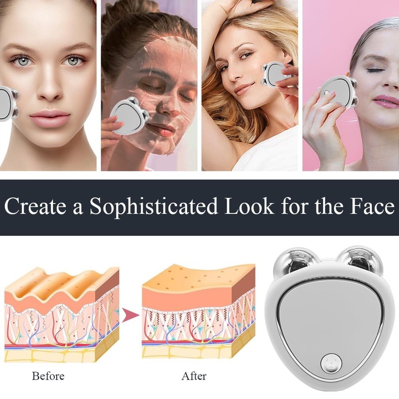 HASAIKA Face Massager Electric Face Massager Against Wrinkles, Neck Face