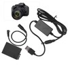 LPE8 Dummy Battery DC Coupler Power Adapter with USB Drive