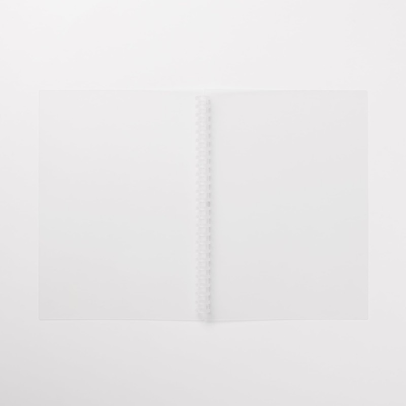 MUJI 82913798 Refill Notebook, Main Body, Polypropylene Cover, B5, 26