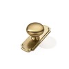 khtumeware 10 Pack 1-1/4 inch Backplate for Cabinet Knobs Brushed