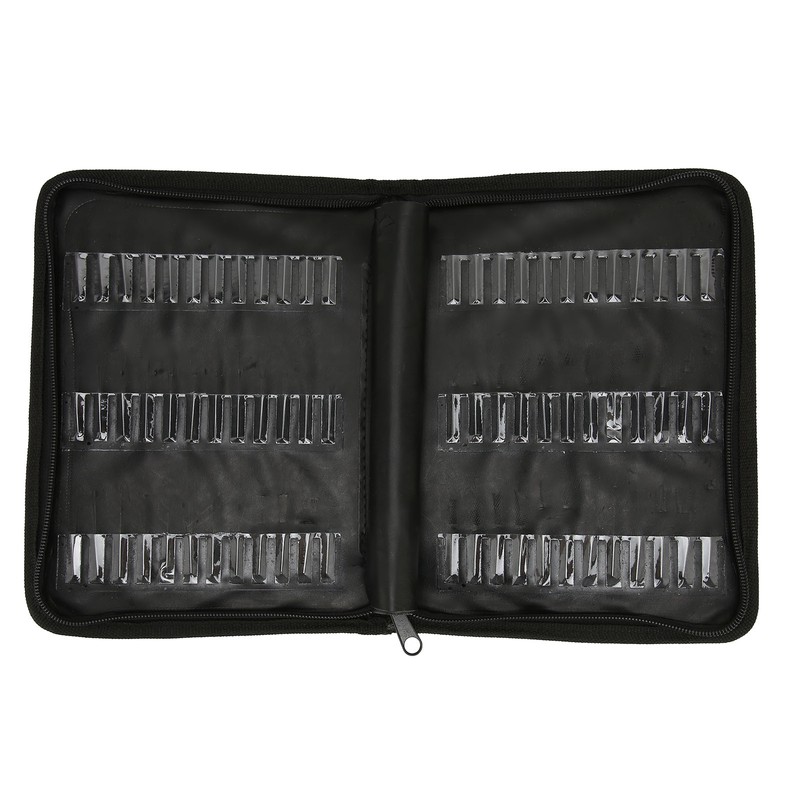 Nail Drill Bits Storage Bag Large Capacity Dustproof Portable Nail