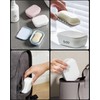 Doter Travel Soap Case, Leakproof Soap Container with Lid, Portable