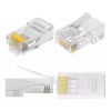 Slim Company Paquete 100 Piezas Plug Conector Rj45 Cable Red