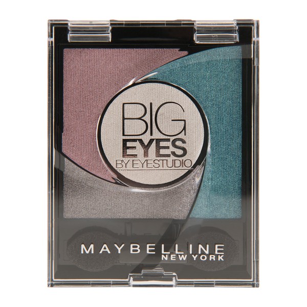 Maybelline New York Eyestudio Big Eyes Palette Turquoise 03 / Eye Shadow Set in Turquoise Tones with Wet Technology and Pearl Pigments 1 x 3.7 g