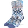 Good Luck Sock Men's Snowboarding Rad Yeti Socks, Adult, Shoe
