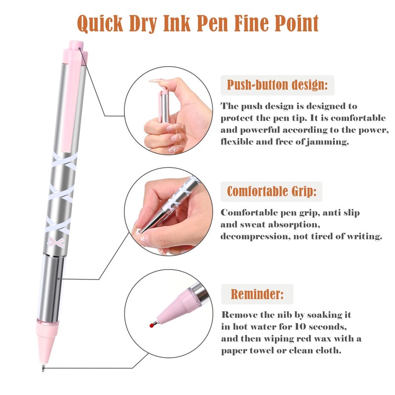 BAYTORY 8Pcs Gel Pens, Aesthetic Pens, Pastel Pen, Fine Point