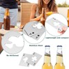 uxcell 10Pcs Ace of Clubs Bottle Opener, Stainless Steel Credit