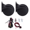 24V Electric Horn Kit Waterproof with Switch Harness Relay Universal