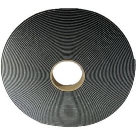 Generic Peak Weather Stripping Tape 1/8 inch Thick Foam x 3/8 inch Wide x 75 ft. Long Black Black PVC Foam Tape
