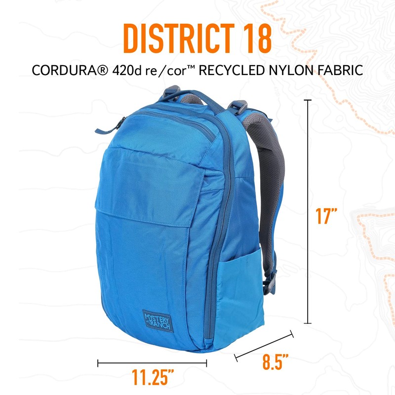 Mystery Ranch District 18 Backpack – Fixed-Harness Bag with Padded