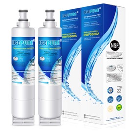 ICEPURE 4396508 Refrigerator Water Filter Replacement for EveryDrop Filter 5, EDR5RXD1, Whirlpool 4392857, NL300, 4396510, 4396509, 4396547, LC400V, 4396510p, WF-NLC240V,PNL240V, 2PACK