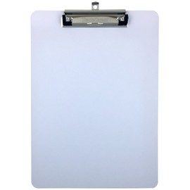 Clipboard Dry Erase Surface 9'' x 12.5'' Letter Size Low Profile Clip Whiteboard Single (Pack of 1)