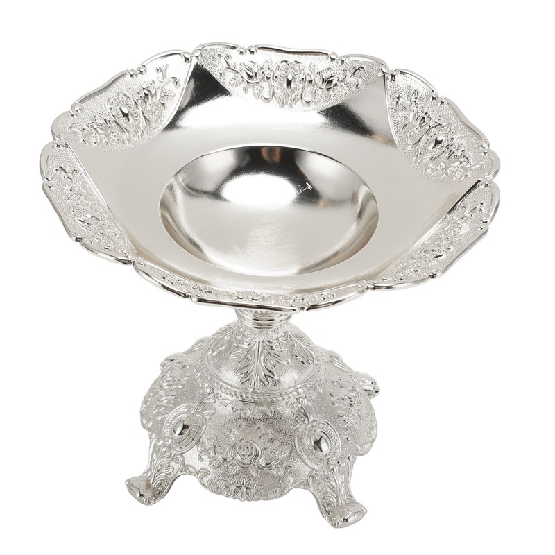 European Style Fruit Tray Metal Zinc Alloy Snack Nut Food
