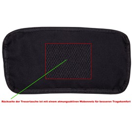 2stoned Classic Waist Bag with Stick Classic Logo or Rudeboy Stylee in 12 Colours for Adults and Children, Black (Undercover), Neck pouch