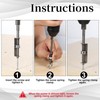 2 Pcs Spring-loaded Screw Holder Bit, Anti-drop Screwdriver Bit Universal