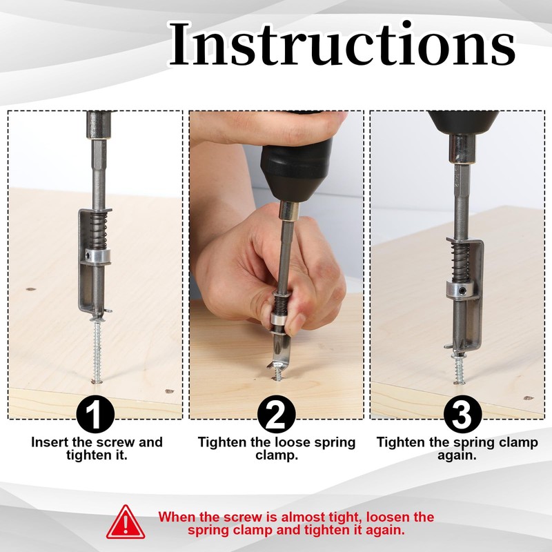 2 Pcs Spring-loaded Screw Holder Bit, Anti-drop Screwdriver Bit Universal