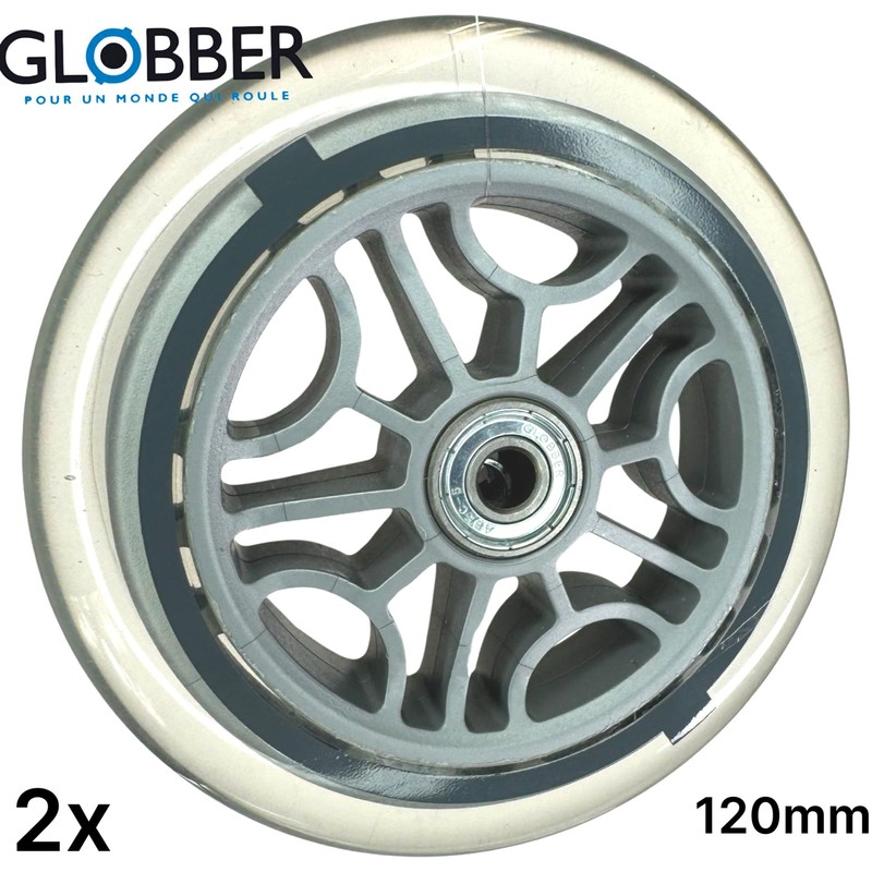 Globber 3-in-1 5-in-1 Primo Replacement Wheels Kickboard Front 120 mm