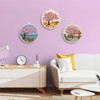 Huacan Embroidery Kit for Adults Beginners with 3 Hoops &