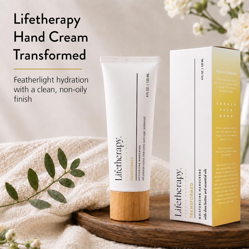 Lifetherapy Moisturizing Handcreme Non-Greasy, Fast-Absorbing Olive Oil Hand and Nail