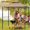 MASTERCANOPY Grill Gazebo Replacement Canopy Top for Model L-GG001PST-F (Beige)