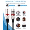Pack of 6 1.5 m XLR Cable, Premium Balanced XLR