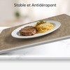KitchenBoss Tovagliette Colazione e Sottobicchieri, Set da 4 Tovagliette Americane